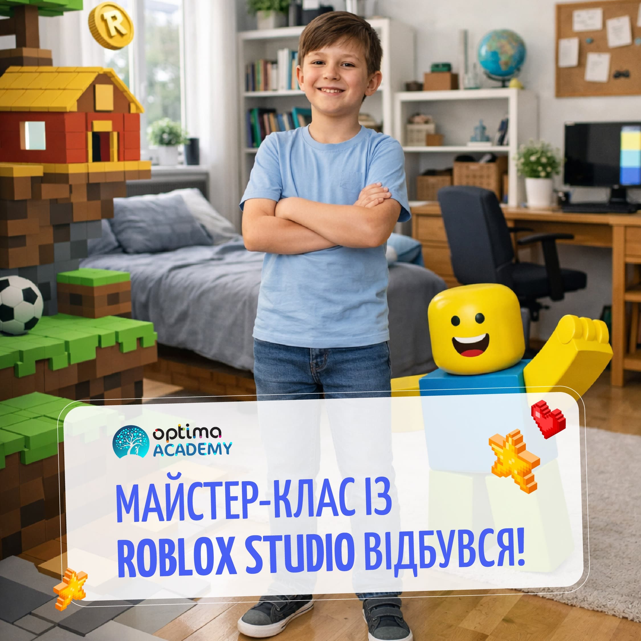 Як відбувся наш безоплатний майстер-клас із Roblox Studio!