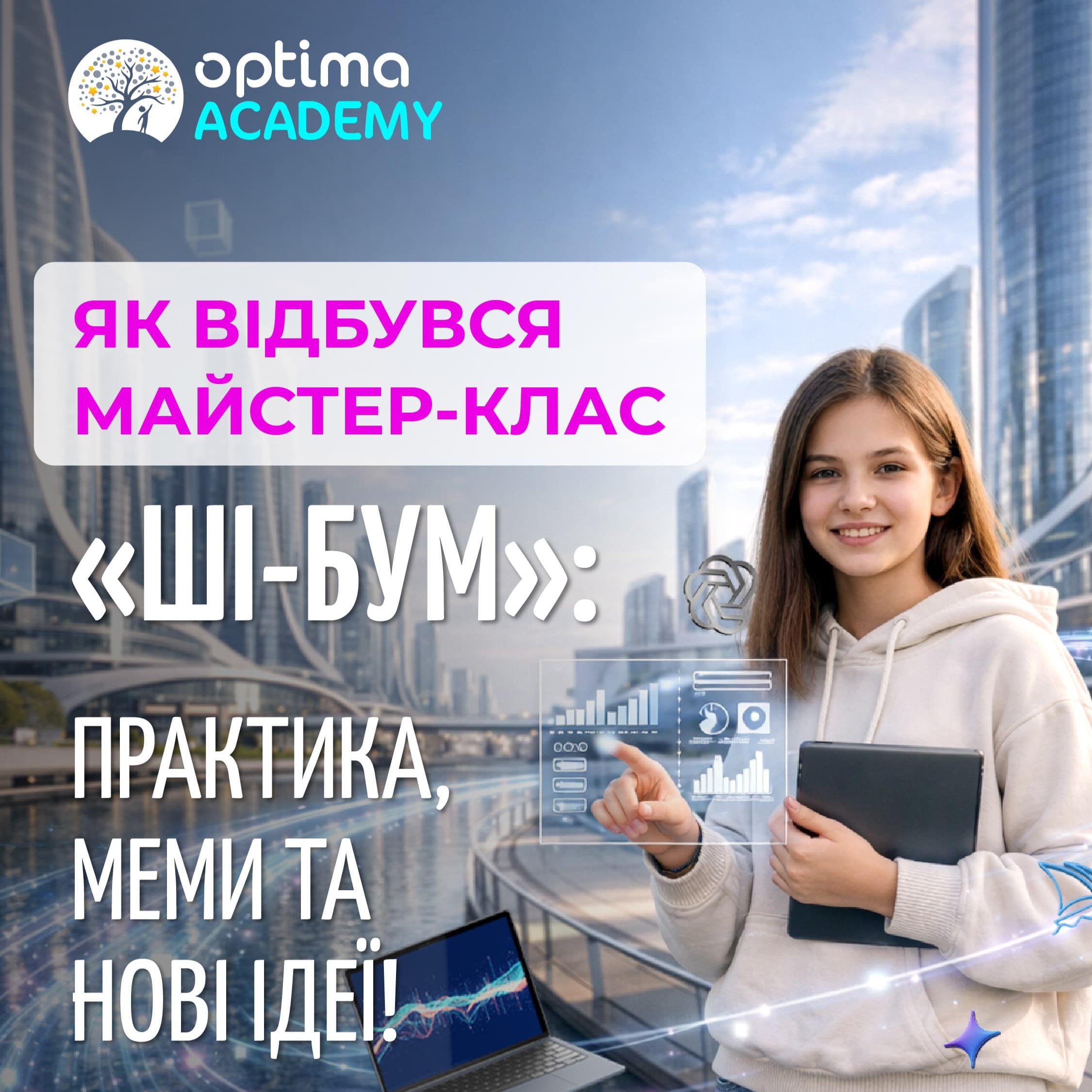 Як відбувся наш майстерклас «ШІ-БУМ: найкращі інструменти для дітей»
