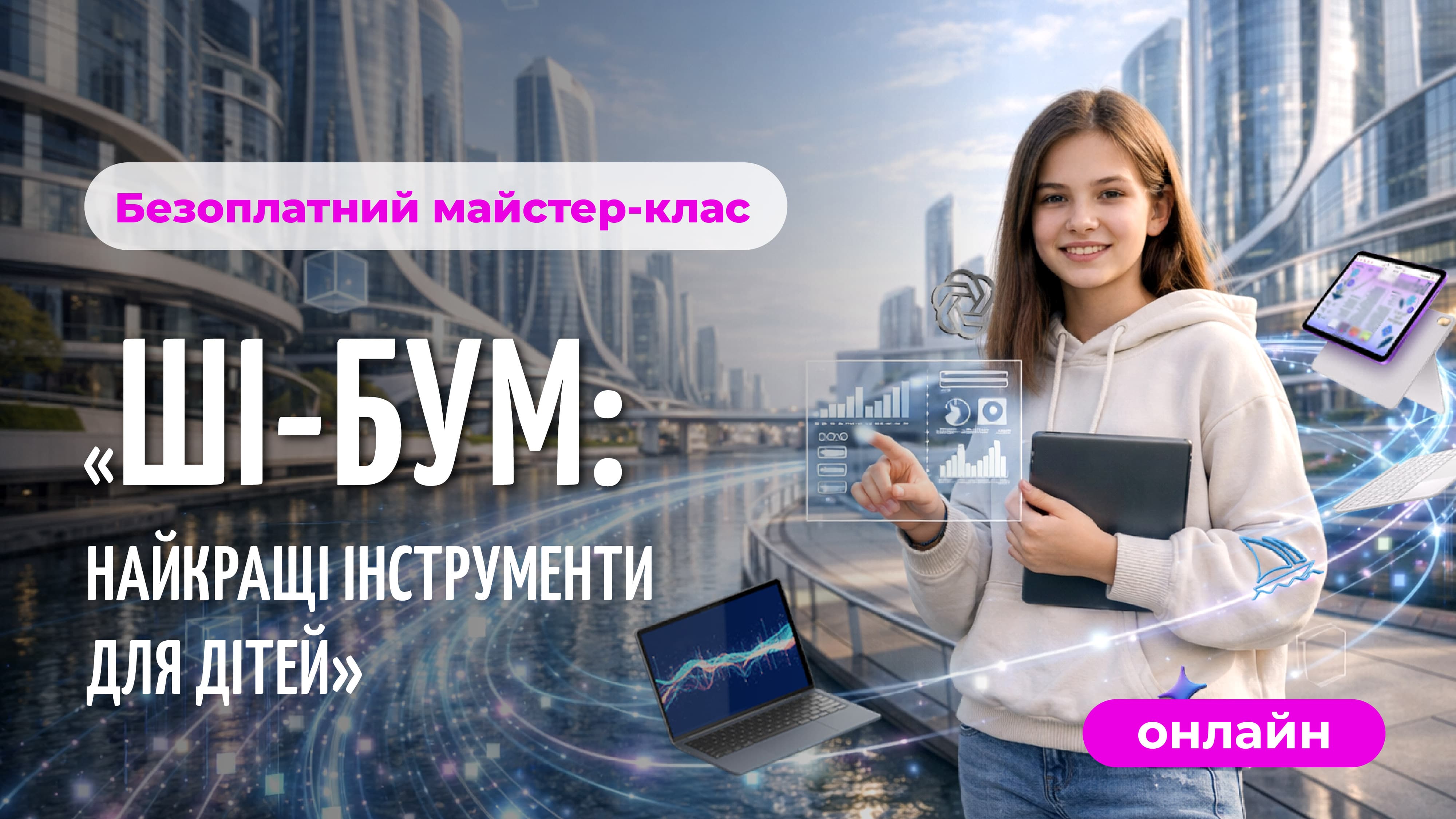 <p>&laquo;ШІ-БУМ: найкращі інструменти для дітей&raquo;<br />
9+</p>